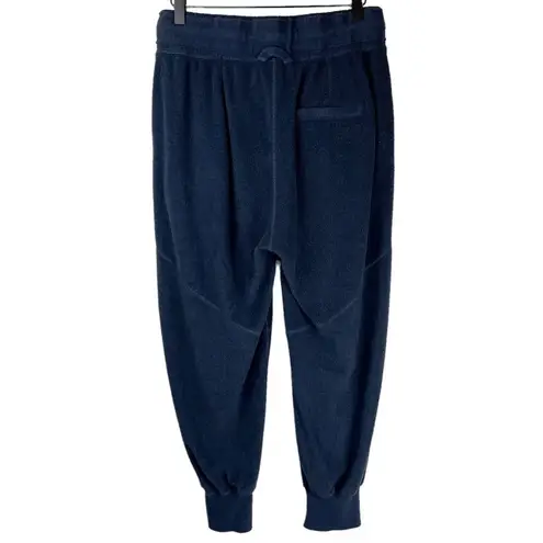 Free People Movement Radiant Joggers Sz Small Blue Terry Cloth Pants