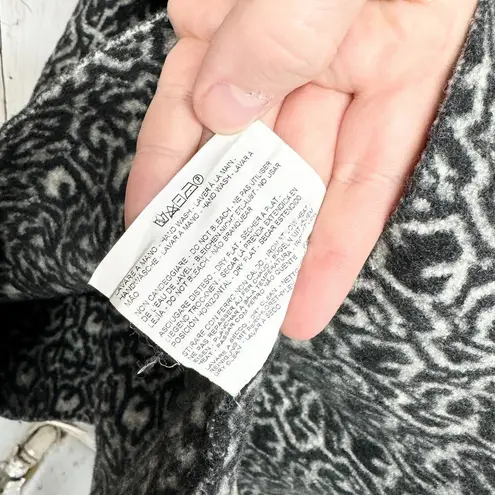 Etro Dress Women Size XS Mini Tight Knit Black & White 3/4 Sleeve 100% Lana Wool