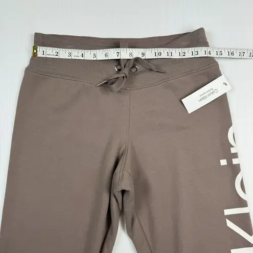 Calvin Klein  Performance Sweatpants Fleece Joggers Size XS Beige Brown