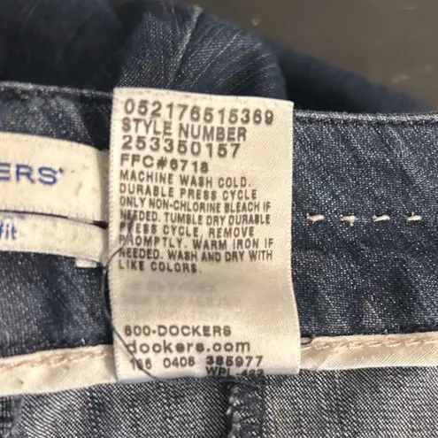 Dockers Wide Leg Jeans Trouser 8 Jeans Day Career Professional Work Jeans Business Smart