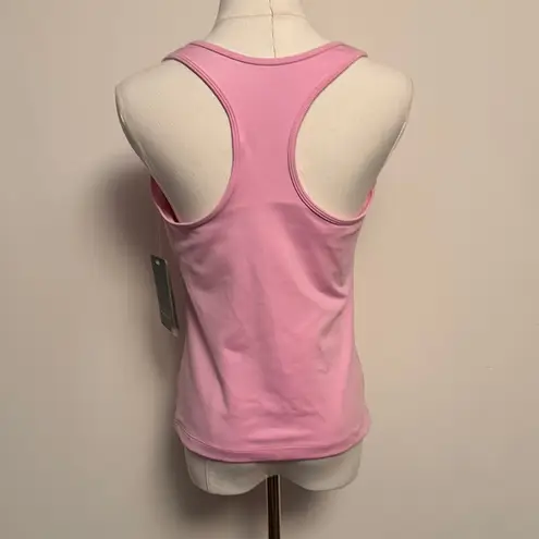 RBX Pink Fitted Tank Top with Decorative Design Size M