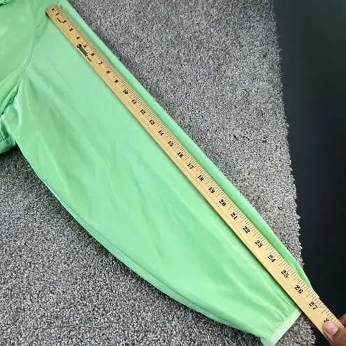 Zuda Women's Lightweight Full Zip Hooded Rain Jacket Activewear Lime Green Green Size 3X