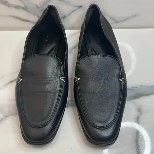 Aerosoles Women's Classic Black Leather Square Toe Comfort Neo Loafers Sz 8