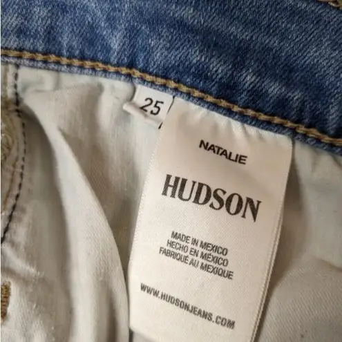 Hudson Jeans NEW Hudson “ Natalie” mid rise slim boyfriend crop jeans size 25