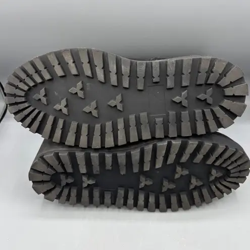 Torrid  Black Wedge Ankle Boots US 9.5 WW Faux Suede‎ Chunky - Image 7