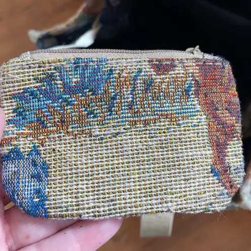 Horse pattern tapestry 🐎 tote Tan