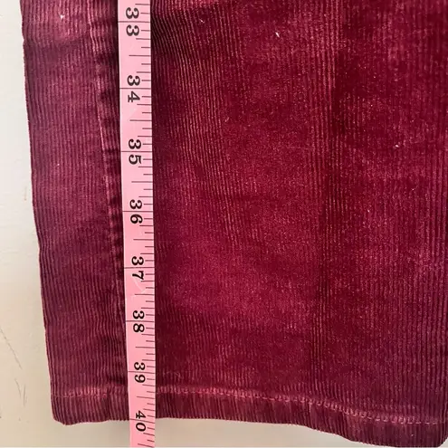 Tommy Hilfiger  Maroon Corduroy Bootcut Pants - Size 10