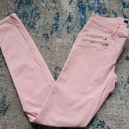 Juicy Couture  blush corduroy skinny jeans size 27