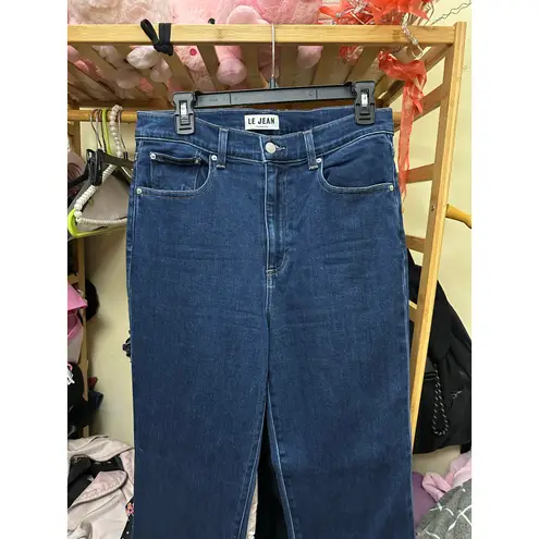 Le Jean Los Angeles Stella Flare Jeans Size 29 Dark Wash Highwaisted Charlie Gay Blue