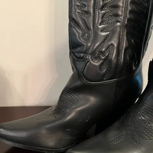 Cape Robbin SOUTHERN BELLE Western Tall Shaft Pointed Toe Block Heel