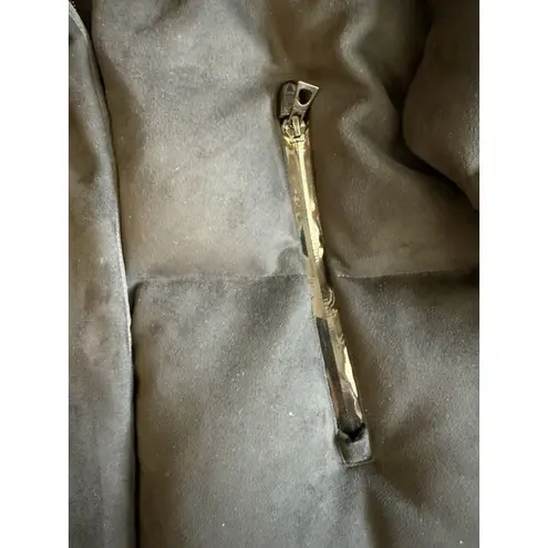 Rudsak Laurence Cropped Black Faux Suede Down Coat Women's Small NWT