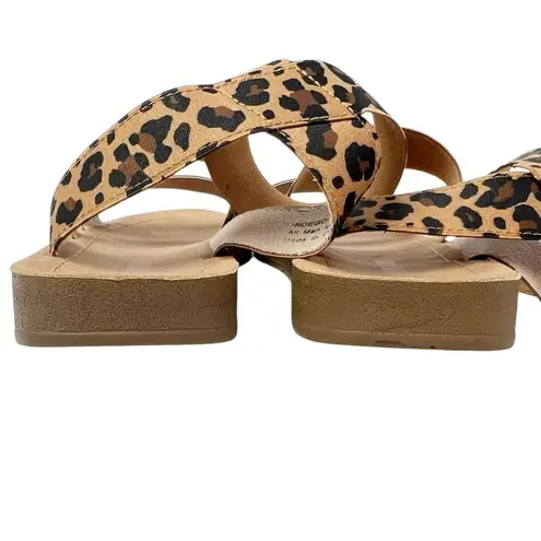 Cushionare Cushionaire Indego Leopard Sandals 7.5