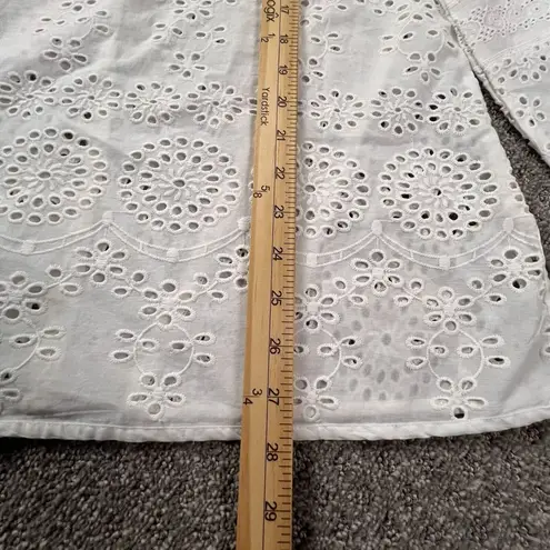 Tolani Nwt  Womens White Saylor‎ Eyelet Oversized Top Sundance Collection Sz XS - Image 12