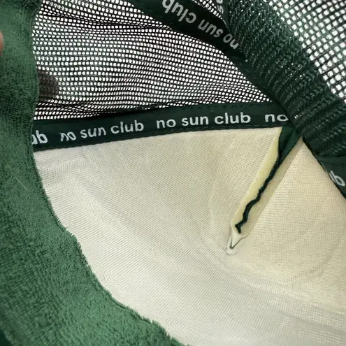 Barefaced Skincare Trucker Hat Y2K No Sun Club Trending Green