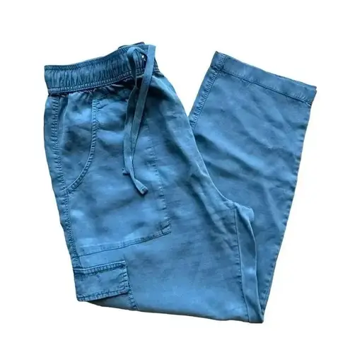 Velvet Heart Velvet & Heart Olive Green Cargo Wide Leg High Rise Tencell Pants SZ M #2152