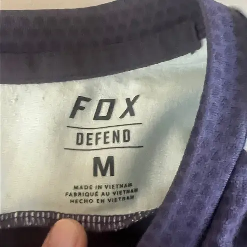 Fox Racing MTB Defend TShirt Purple/Blue Colorblock Size Medium Purple