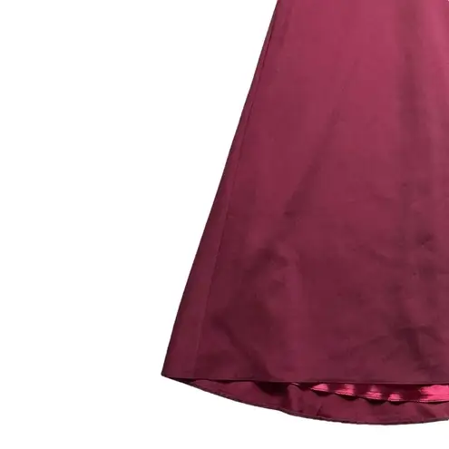 Theia Burgundy/ Maroon Sleeveless Formal Gown US8 Red Size 8