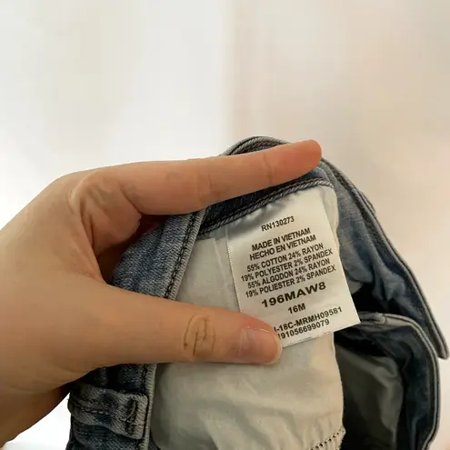 Riders By Lee jean shorts 7 inch inseam midrise short women's size 16 medium