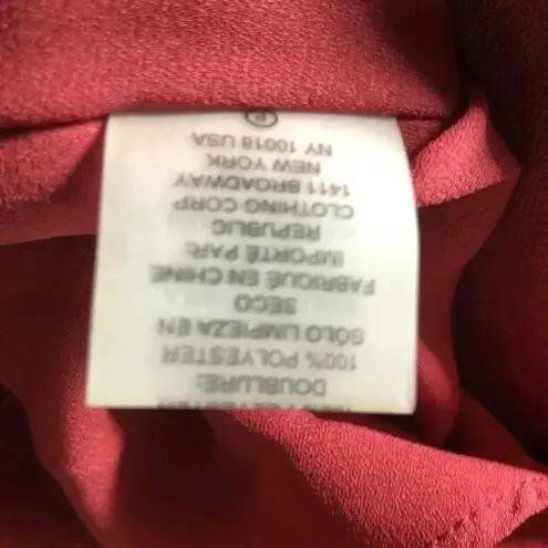 Elie Tahari Pleated Midi Dress Highland Rose