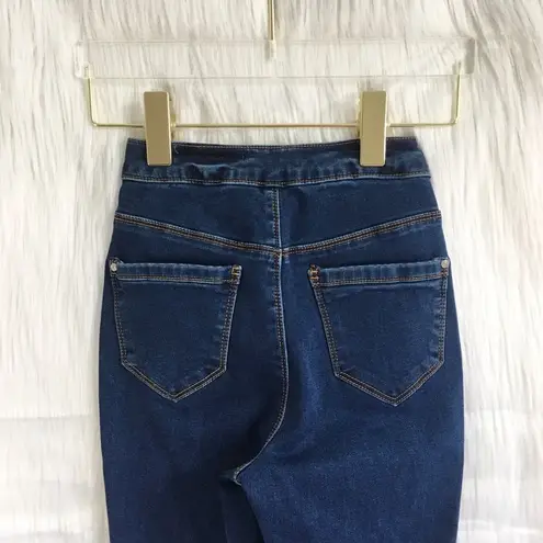 Missguided 🔃 High Waisted Dark Blue Jeans