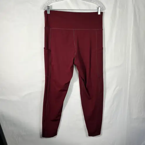 American Eagle Maroon Red The Everything Pocket Legging Athletic Pants XL Reg