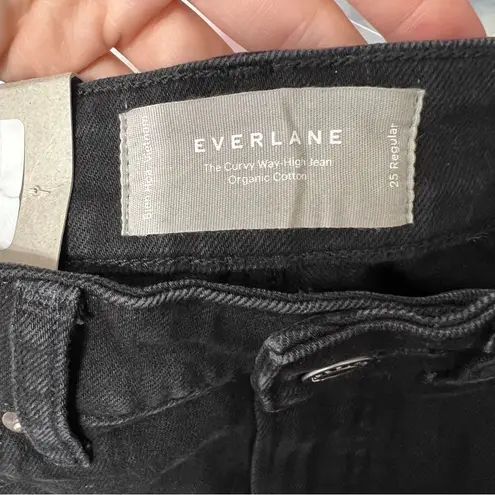 Everlane  The Curvy Way High Jean in Coal Size 25 Regular NWT