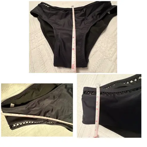 Beachsissi Women’s Tankini set - NWT NEW - black lace - size Large