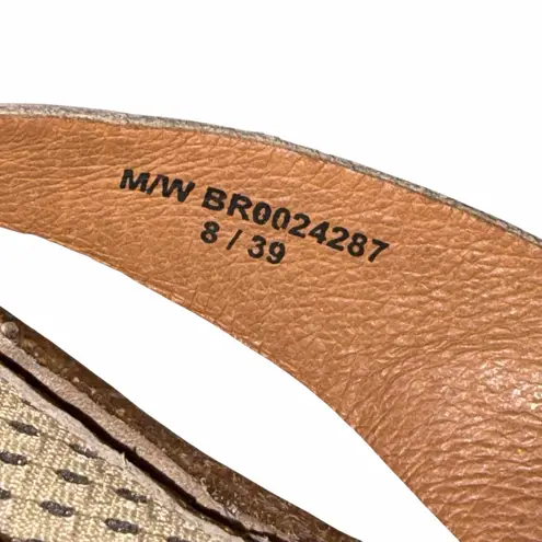 NEW Born Taupe Leather Bora Cushioned Thong Flip Flop Sandals Shoes size 8 39