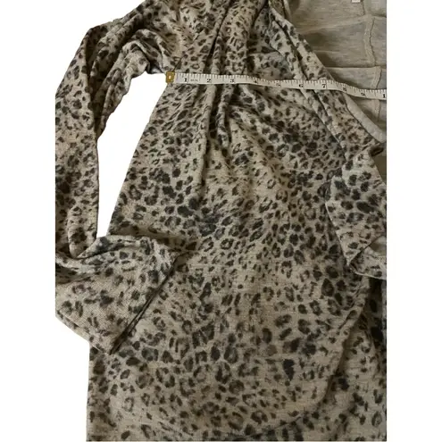 Sundry  Leopard Open Cardigan Animal Print b - Image 4