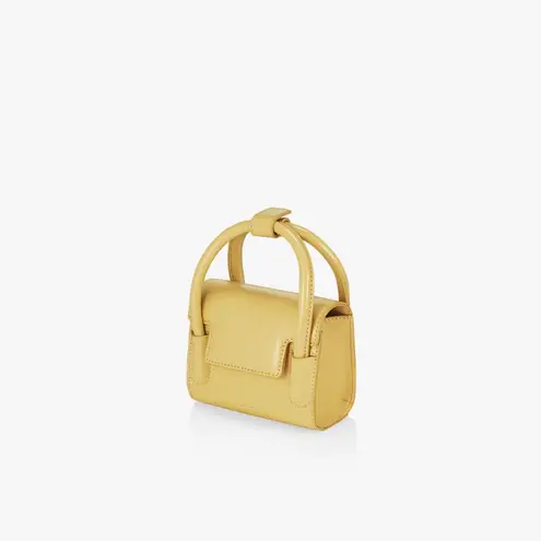 FINDKAPOOR Marty Bag 12 Crinkled Butter Micro Bag Yellow