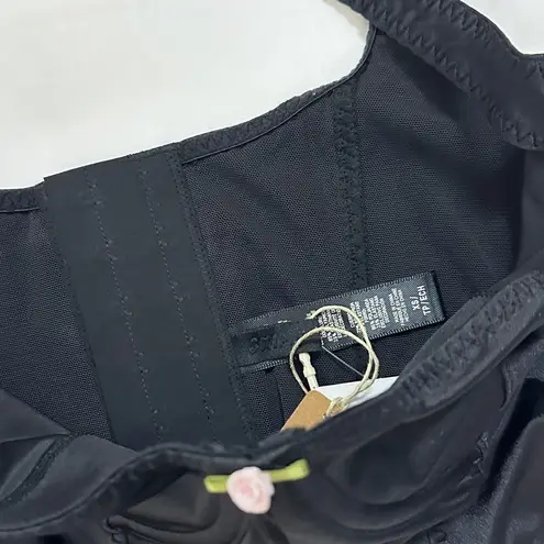 SKIMS NWT Stretch Satin Corset - Onyx - XS