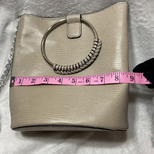 Brand new collection 18 bag with strap NWOT Tan