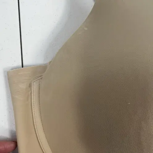 Cacique 44G Bra Totally Smooth Lightly Lined Full Coverage T-Shirt Underwire Tan