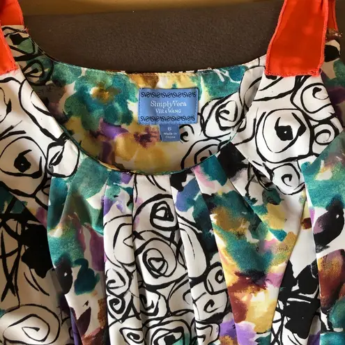 Simply Vera VERA WANG Colorful Sleeveless Dress 6