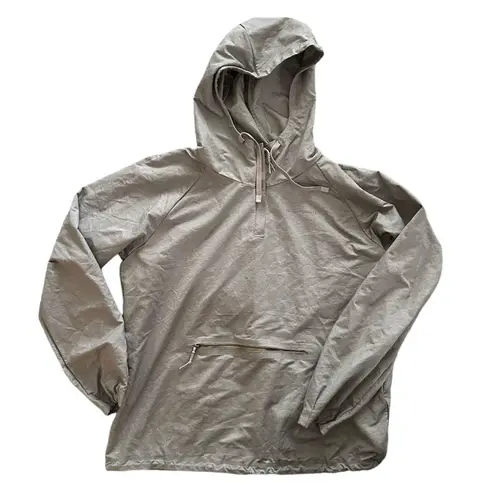 Rei Co-op quarter zip hooded windbreaker