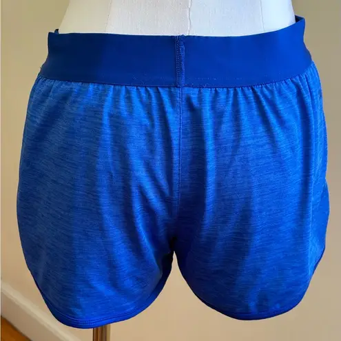 Danskin  Now Semi Fitted Blue & Florescent Yellow  Athletic Shorts Sz XS.