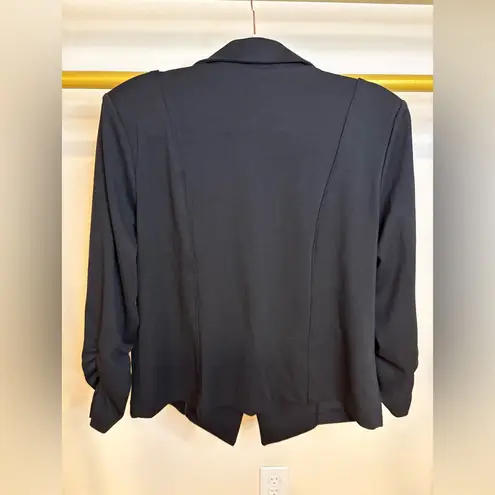 Stoosh black blazer jacket with button, large