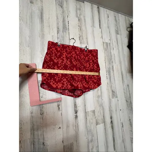 JoyLab Red Geometric Running Shorts Women’s XL High Waist Activewear thumbnail 14