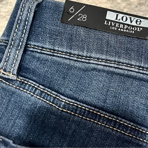 Liverpool NWT Los Angeles Glider Cruiser Denim Bermuda Shorts Highland Park 6/28