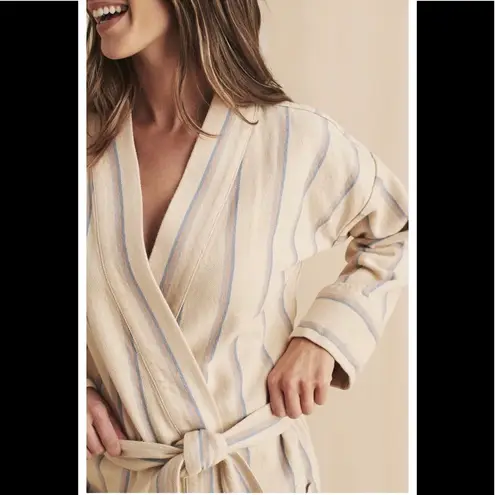 Faherty Brand Palm Springs Linen Blend Robe Jacket