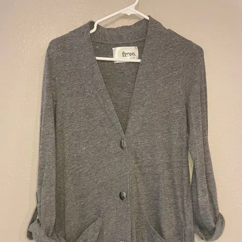 Fluxus slouchy grey cardigan medium