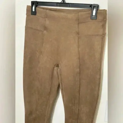 Spanx ‎ Faux Suede Leggings Medium Petite