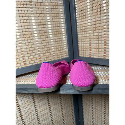 Rothy's Women's The Point II in Dragonfruit w/ Tortoise Shell Soles