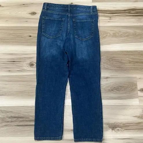 Ella Moss High Rose Straight Dark Blue Jeans Women’s 6/28