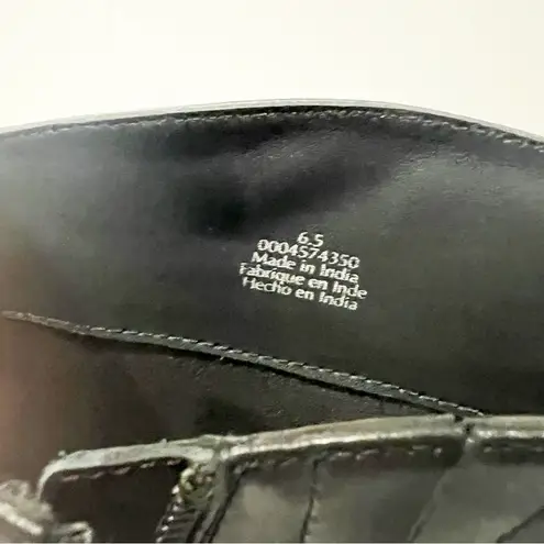 Free People  Not for Riding Platform Tall Boots Black Leather Size 6.5 NEW - Image 7