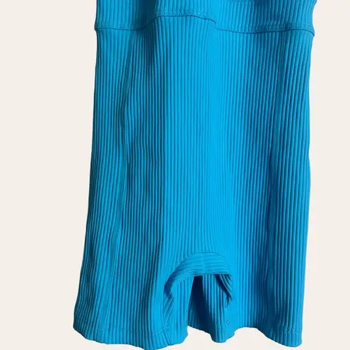 Year Of Ours Johanna Rib Pisces Blue Onesie Romper Size XS