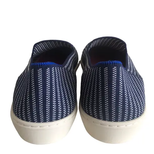 Rothy's  Riviera Pinstripe Shoes Womens 7.5 Blue Stripe Slip On Retired Rothy’s