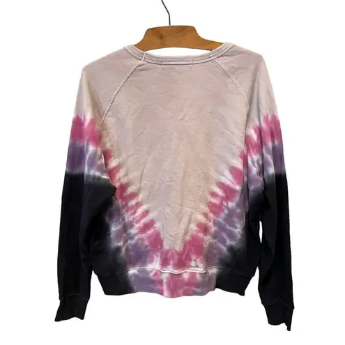 Daydreamer  Flying V Varsity Tie Dye Crew Sweatshirt Size Small