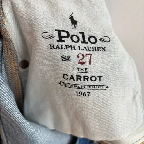 Polo Ralph Lauren Curved Tapered Carrot Jean 27" Medium Blue
