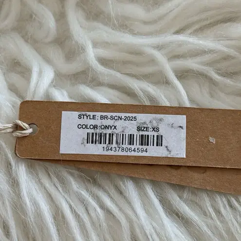 SKIMS Fits Everybody Scoop Neck Bralette Onyx Size XS